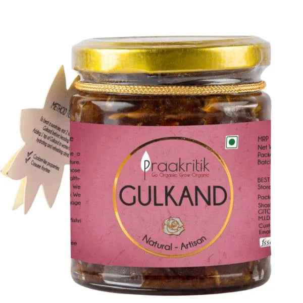 Praakritik Natural Mishri Artisan Gulkand-250g - Orgoshops