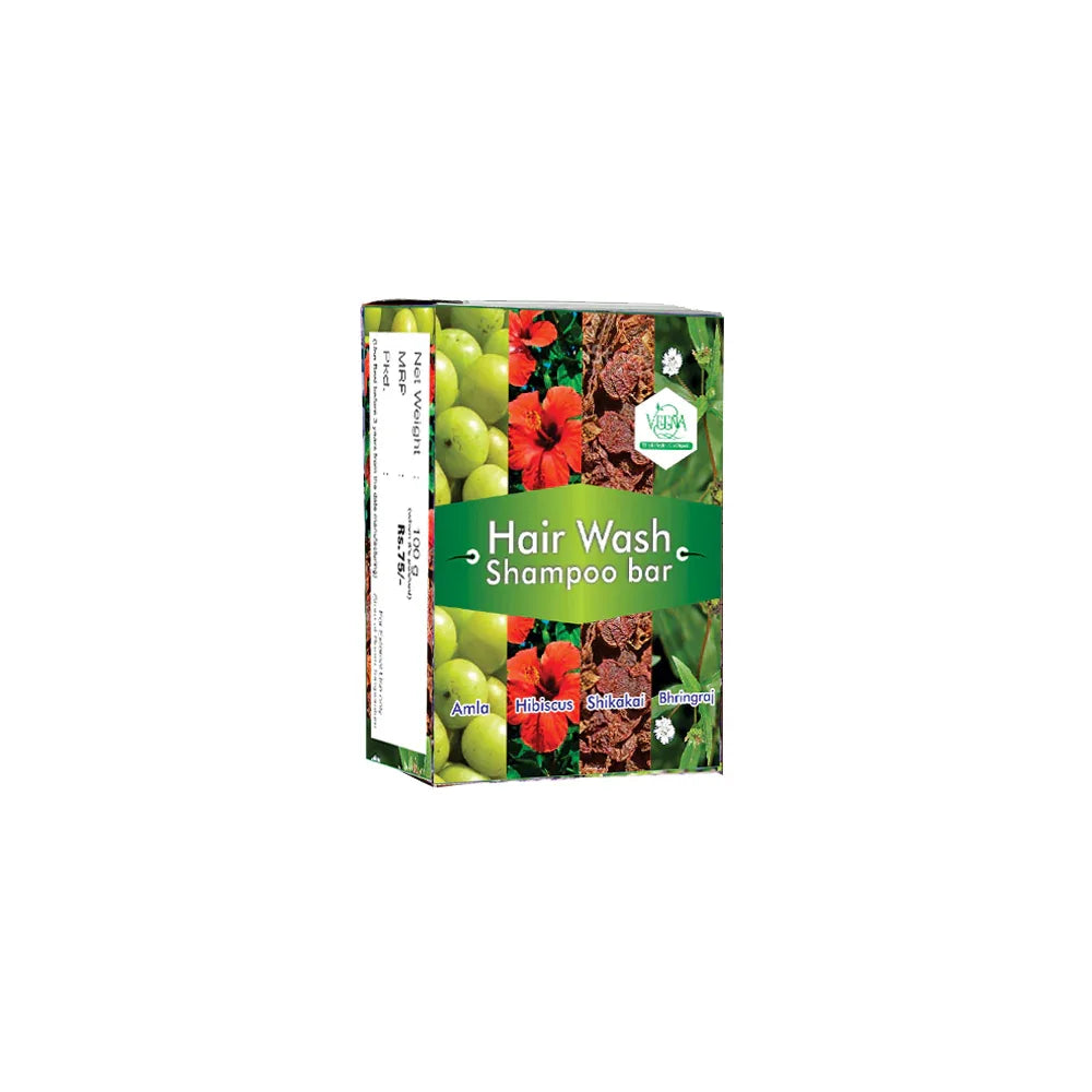 Veena Hair Wash Shampoo Bar - 100g ( Pack of 3) - Orgoshops