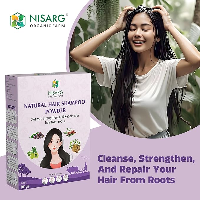 Nisarg Organic Farm Natural Hair Shampoo