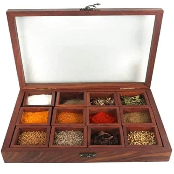 MYNAKSHA Spice Box, Masala Box, Multi-Utility Storage Containers - Orgoshops