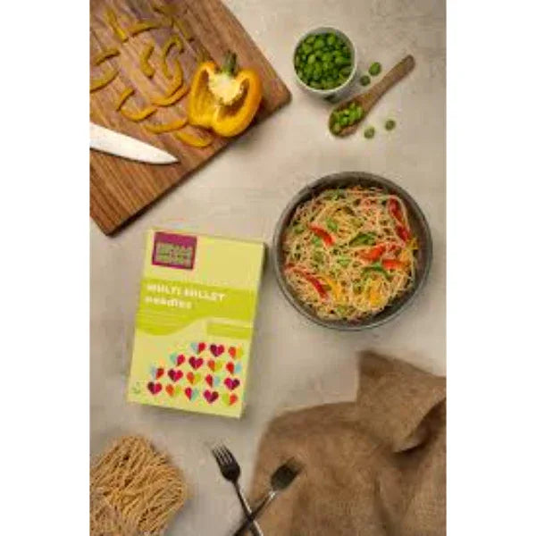Nature's Harmony : Multi Millet Noodles - 220 Grams - Orgoshops
