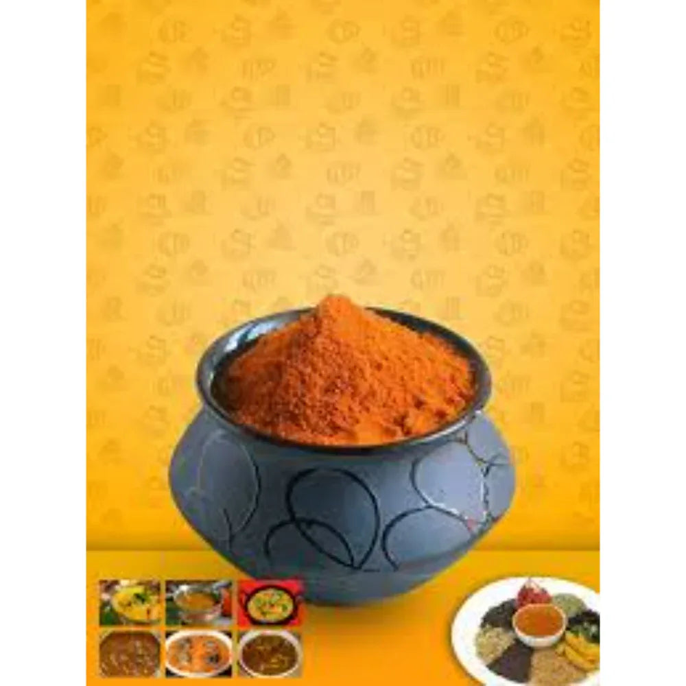 Chithu's Mart : Red Chilli Powder / Milagai Thool - 100 grams ( Pack of 3 ) - Orgoshops