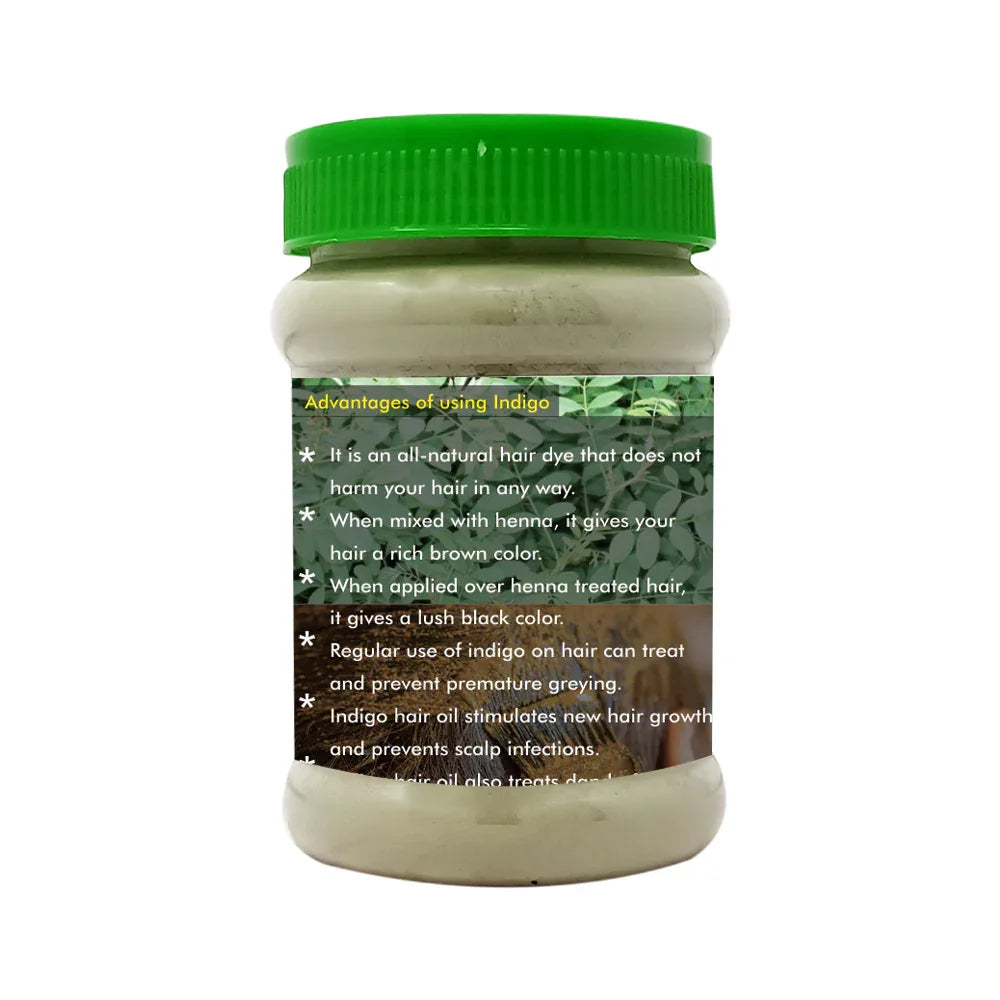 Veena Indigo Powder – To make your Hair Brown to Black - 100 g ( Pack of 3) - Orgoshops