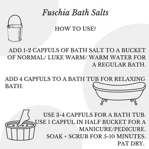 Fuschia June Jasmine Bath Salt - 100 gms - Orgoshops