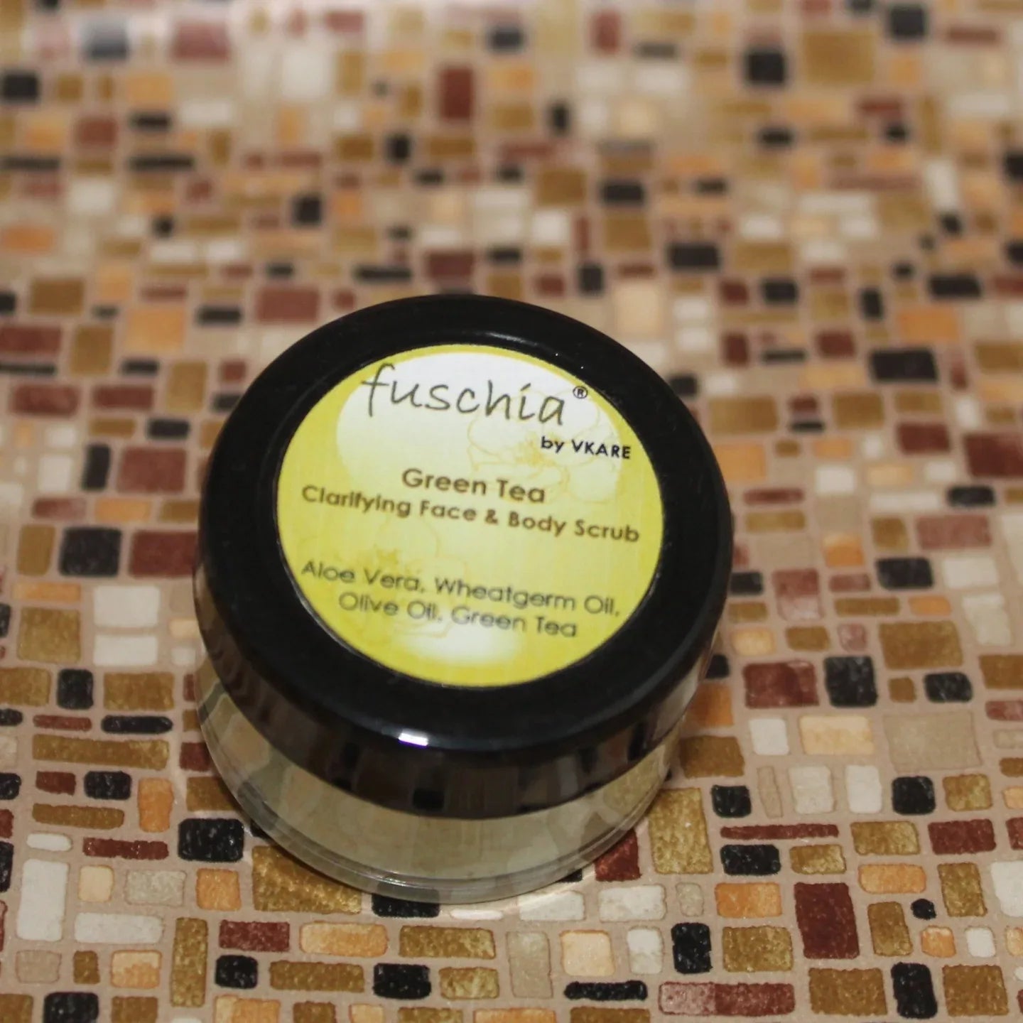 Fuschia - Green Tea - Face & Body Clarifying Scrub ( 15g, Pack of 2 ) - Orgoshops