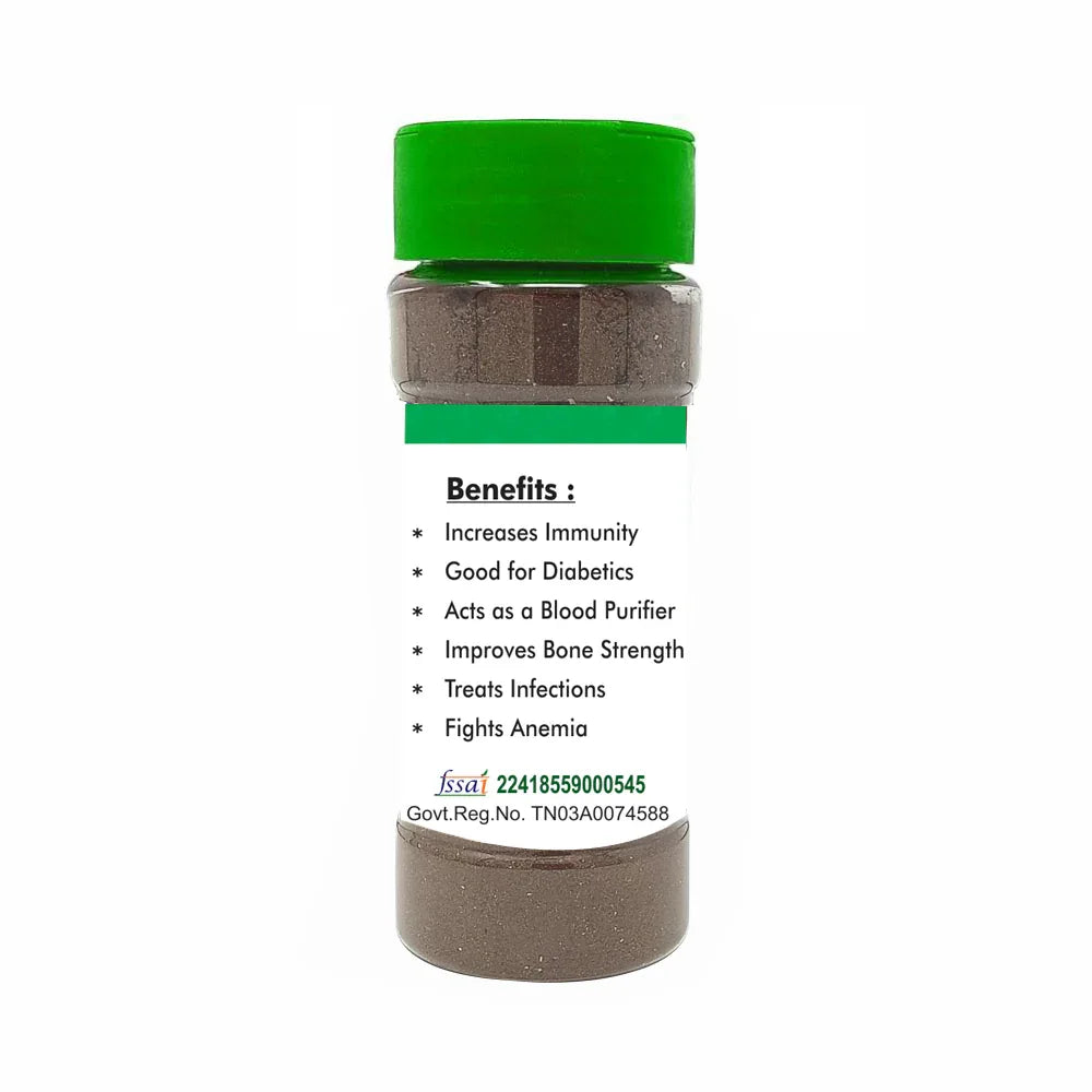 Veena Jamun Seed Powder - 100g ( Pack of 2 ) - Orgoshops