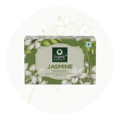 Jasmine Bathing Bar 125gm(PACK OF 2) - Orgoshops