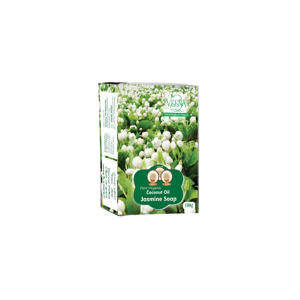 Veena Jasmine Soap - 100 g ( Pack of 3 ) - Orgoshops