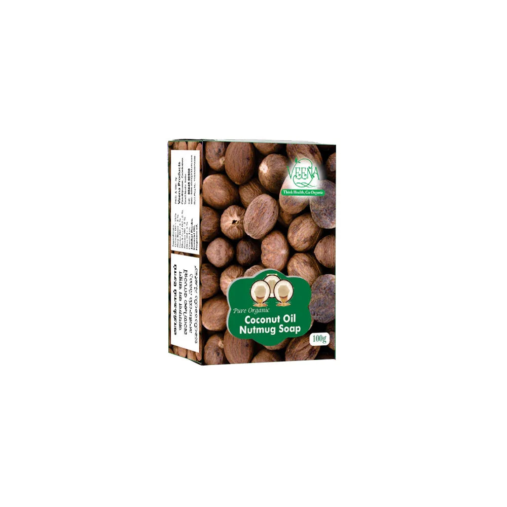 Veena Jathikai Soap - 100 g ( Pack of 2 ) - Orgoshops