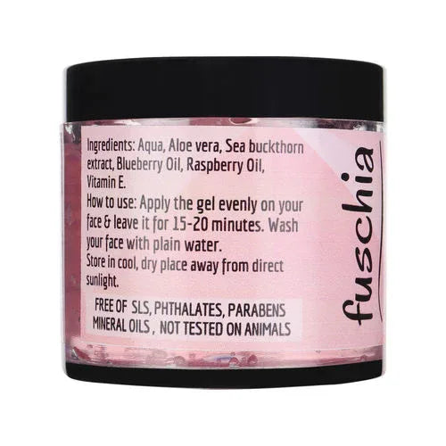 Fuschia Brightening Face Gel - Berry Blend 100G - Orgoshops