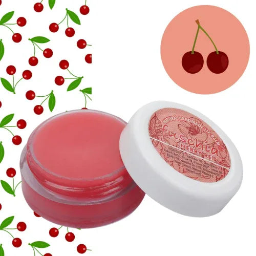 Fuschia - Cherry Red Lip Balm - Orgoshops
