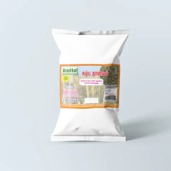 Araikkal Kambu millet / Kambu Thaniyam - 1 Kg (Pack of 2) - Orgoshops