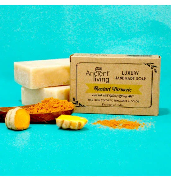 Kasthuri Tumeric Luxury Handmade Soap -100gm - Orgoshops