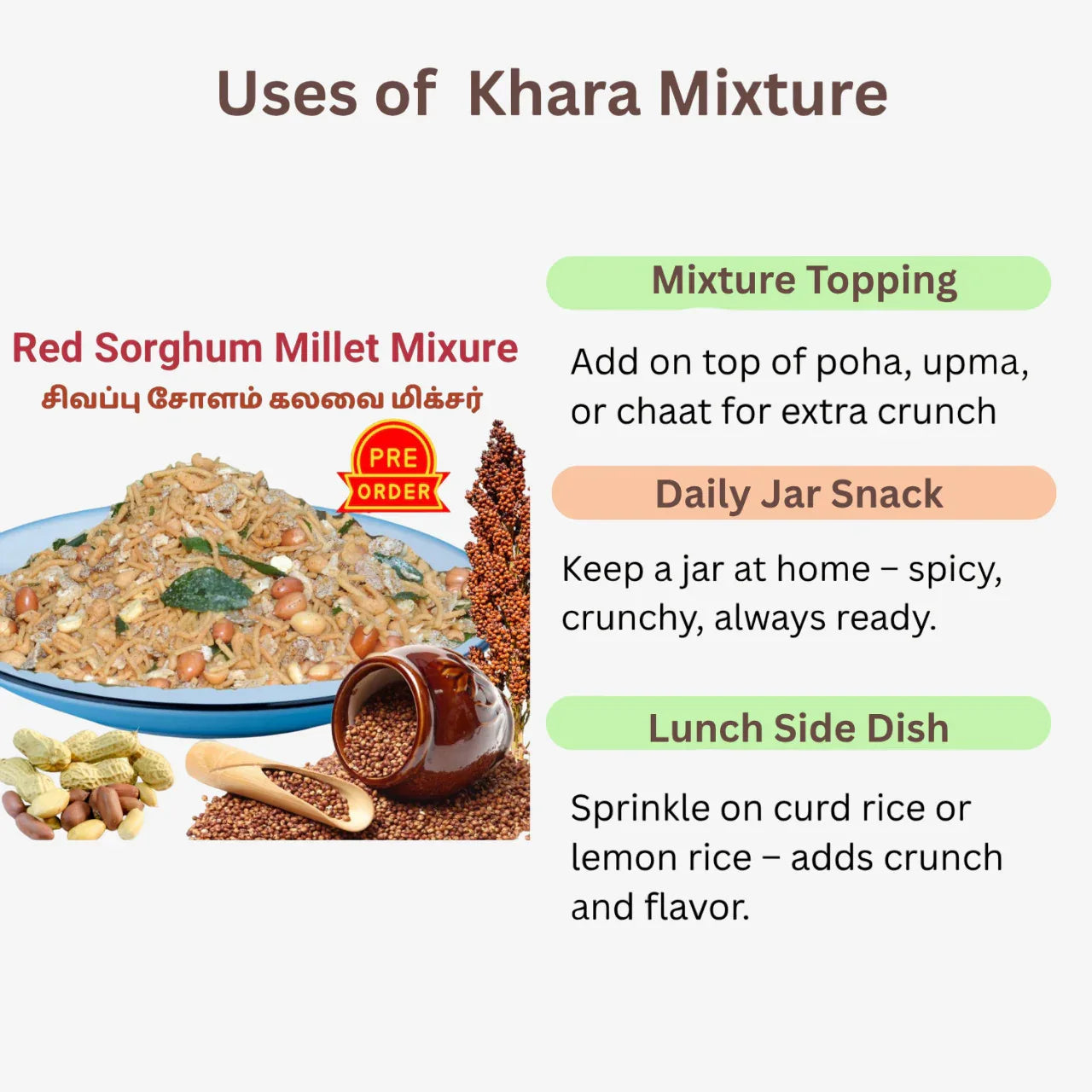 Muppatan Traditional recipe / Khara Mixture - 1 kg - Orgoshops