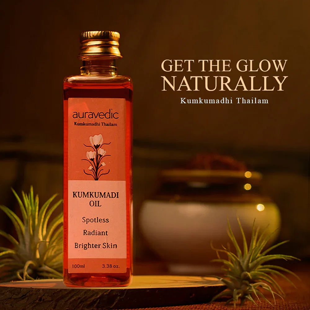 Auravedic Kumkumadi Tailam - 100ml - Orgoshops