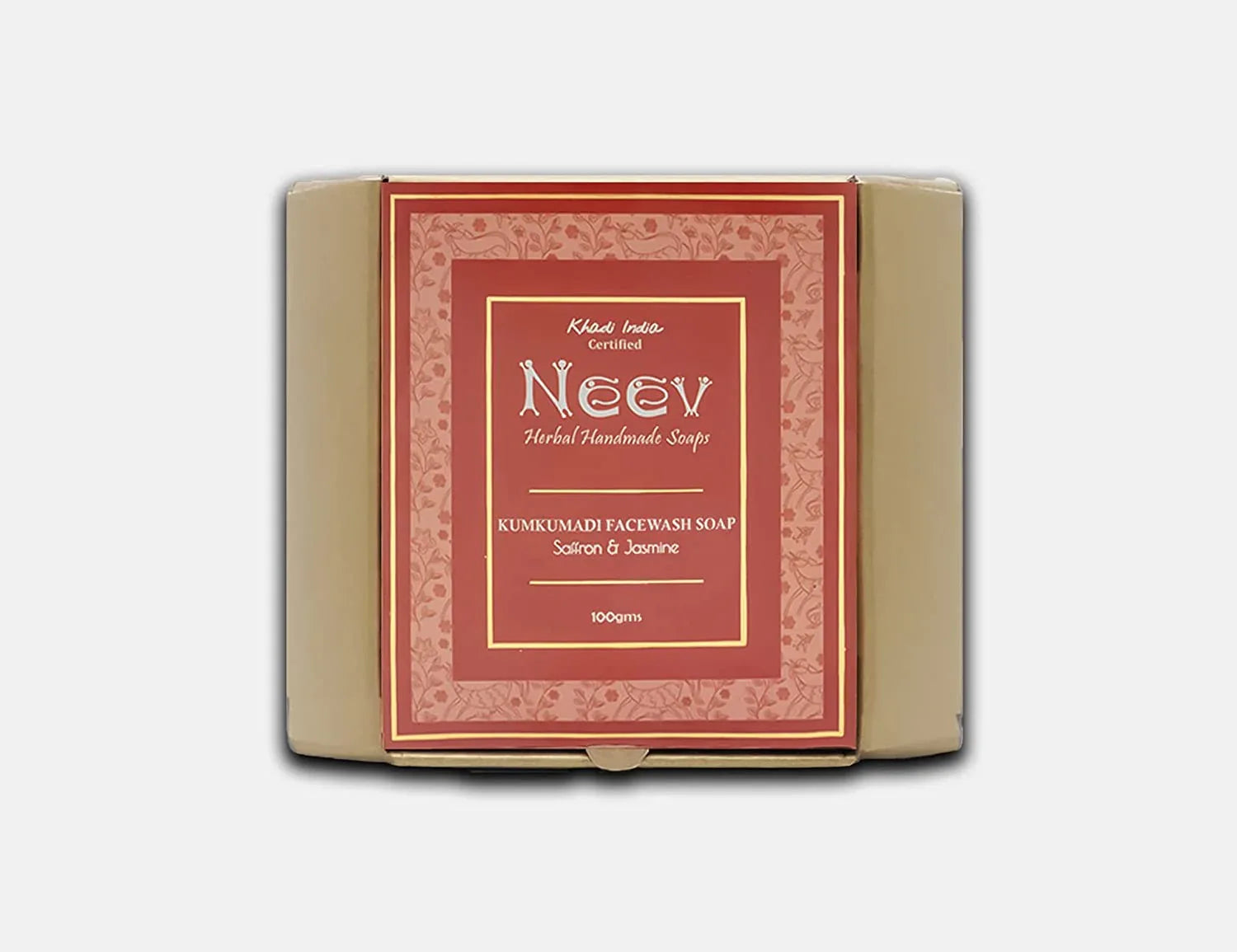 Neev Herbal Handmade Soaps Kumkumadi Soap, 100g ( Pack of 3 ) - Orgoshops
