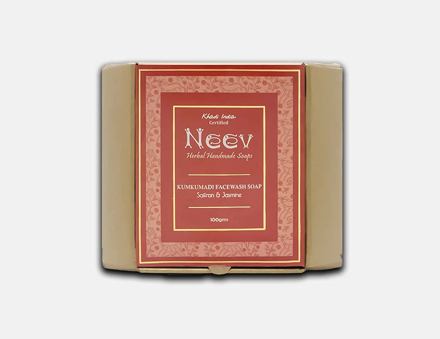Neev Herbal Handmade Soaps Kumkumadi Soap - 75g ( Set of 3 ) - Orgoshops
