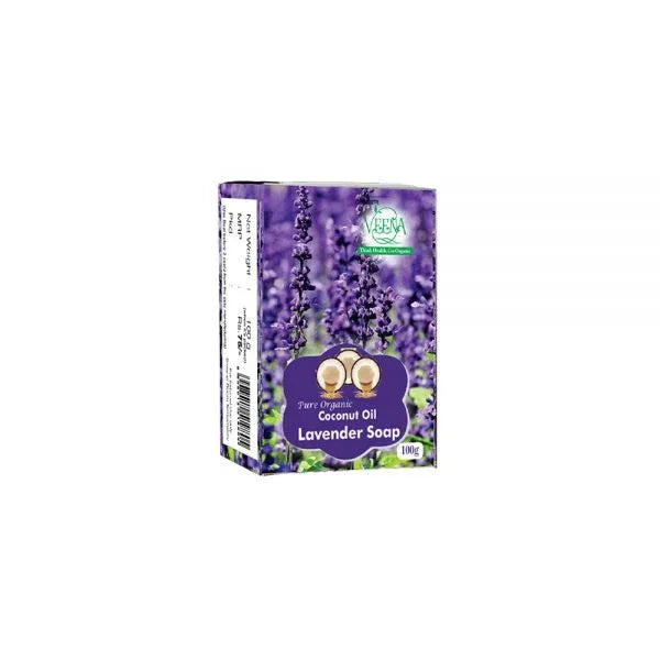 Veena Lavender Soap - 100g ( Pack of 3 ) - Orgoshops