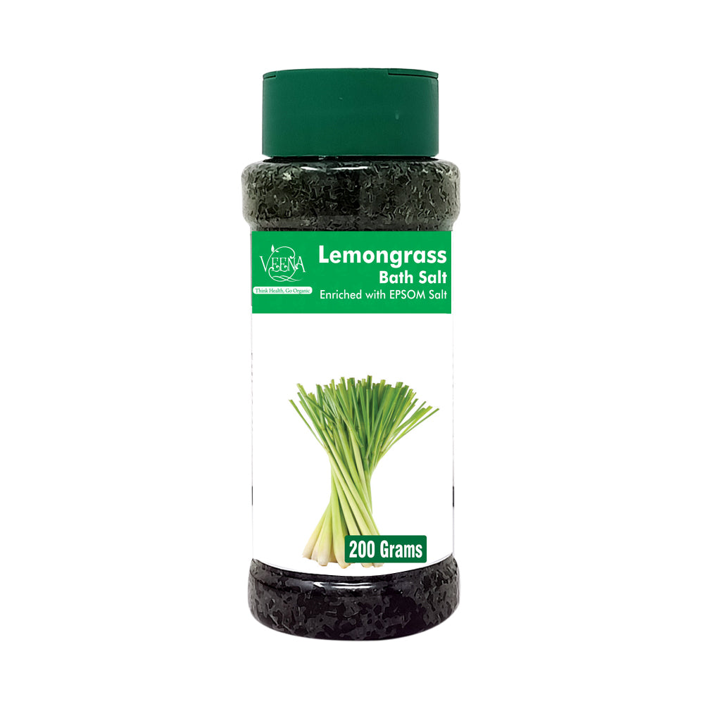 Veena Lemongrass Epsom Bath Salt - 200g