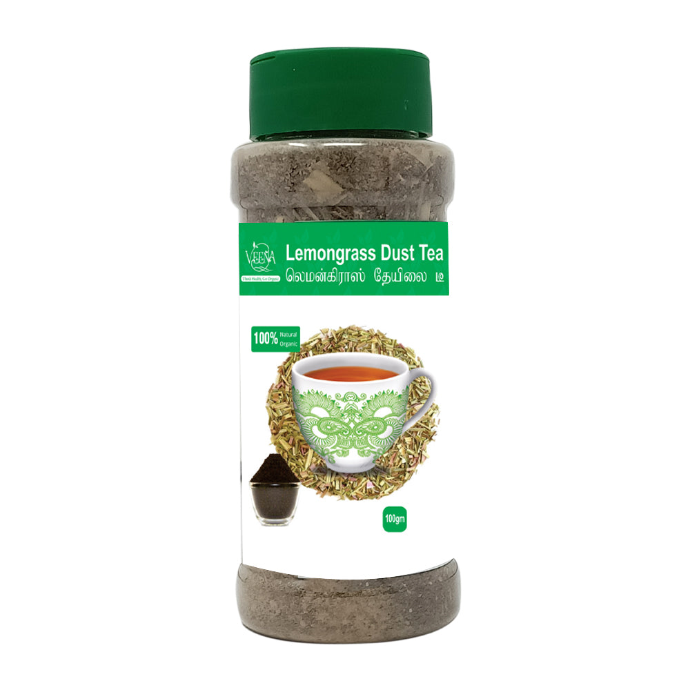 Veena Lemongrass Dust Tea - 100g ( Pack of 2 )