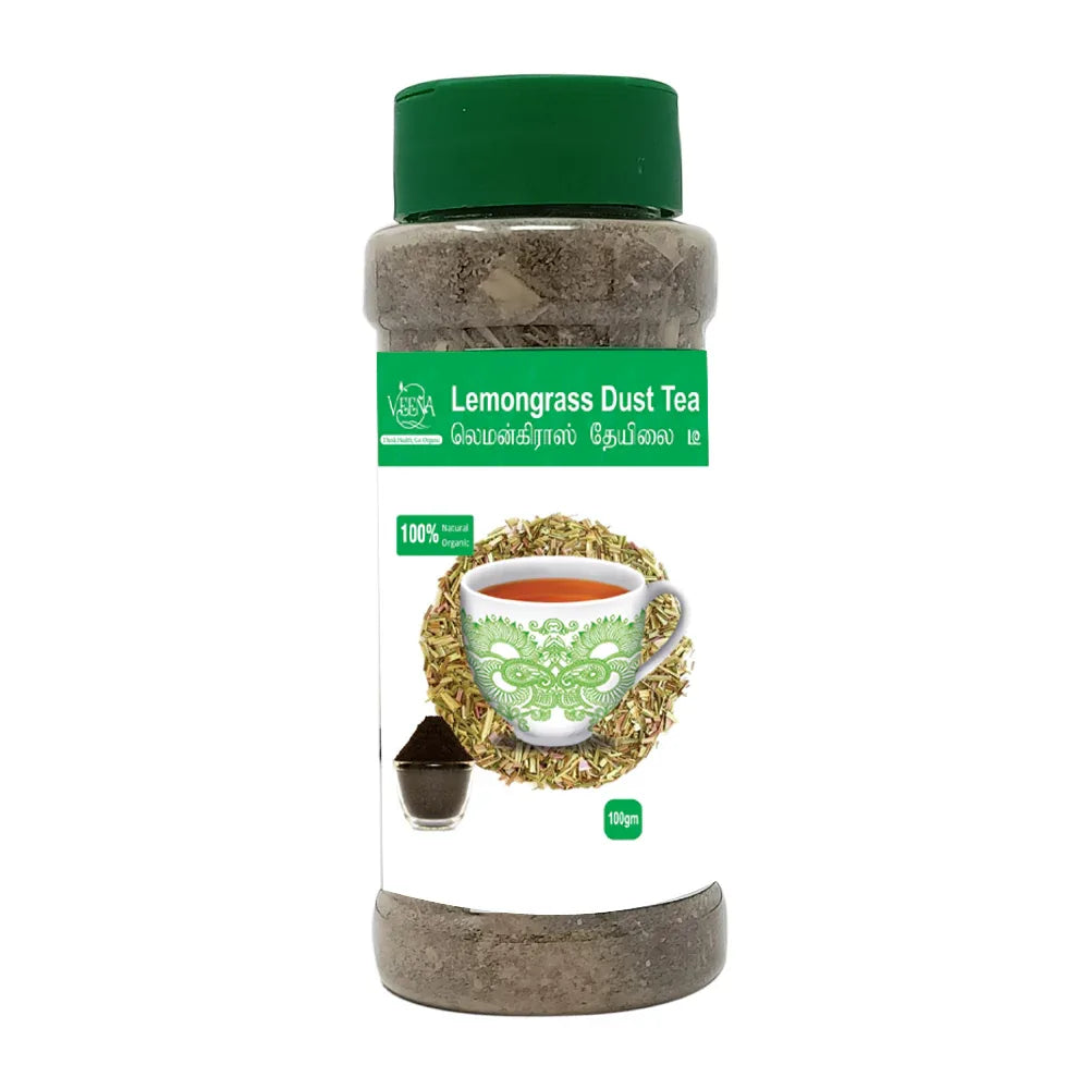 Veena Lemongrass Dust Tea - 100g ( Pack of 2 ) - Orgoshops