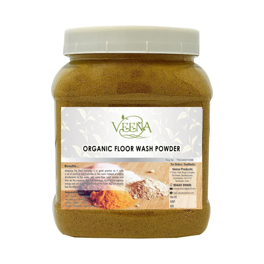 Veena Lemon Floor Wash powder - 400g - Orgoshops