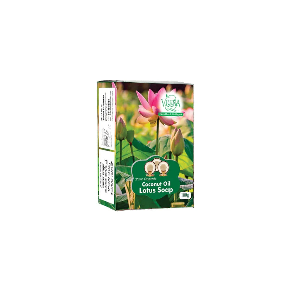 Veena Lotus Soap - 100g ( Pack of 2 ) - Orgoshops