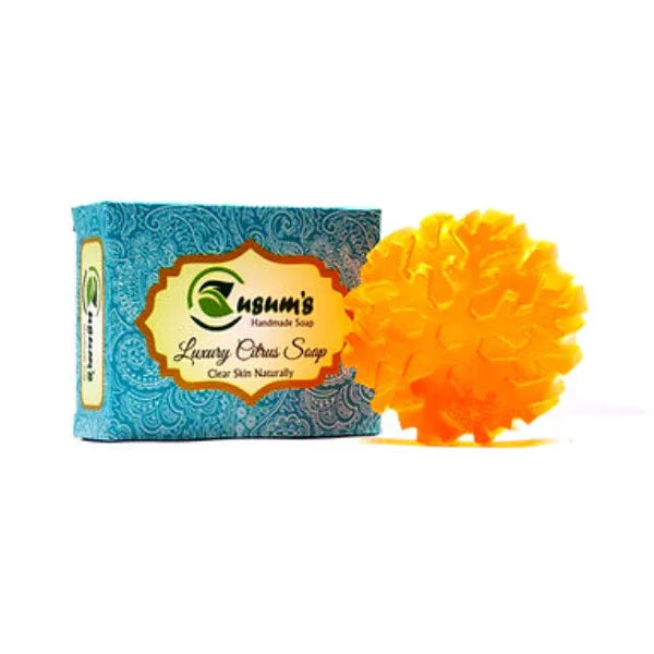 Kusum’s Naturals Luxury Citrus Soap - 105g - Orgoshops