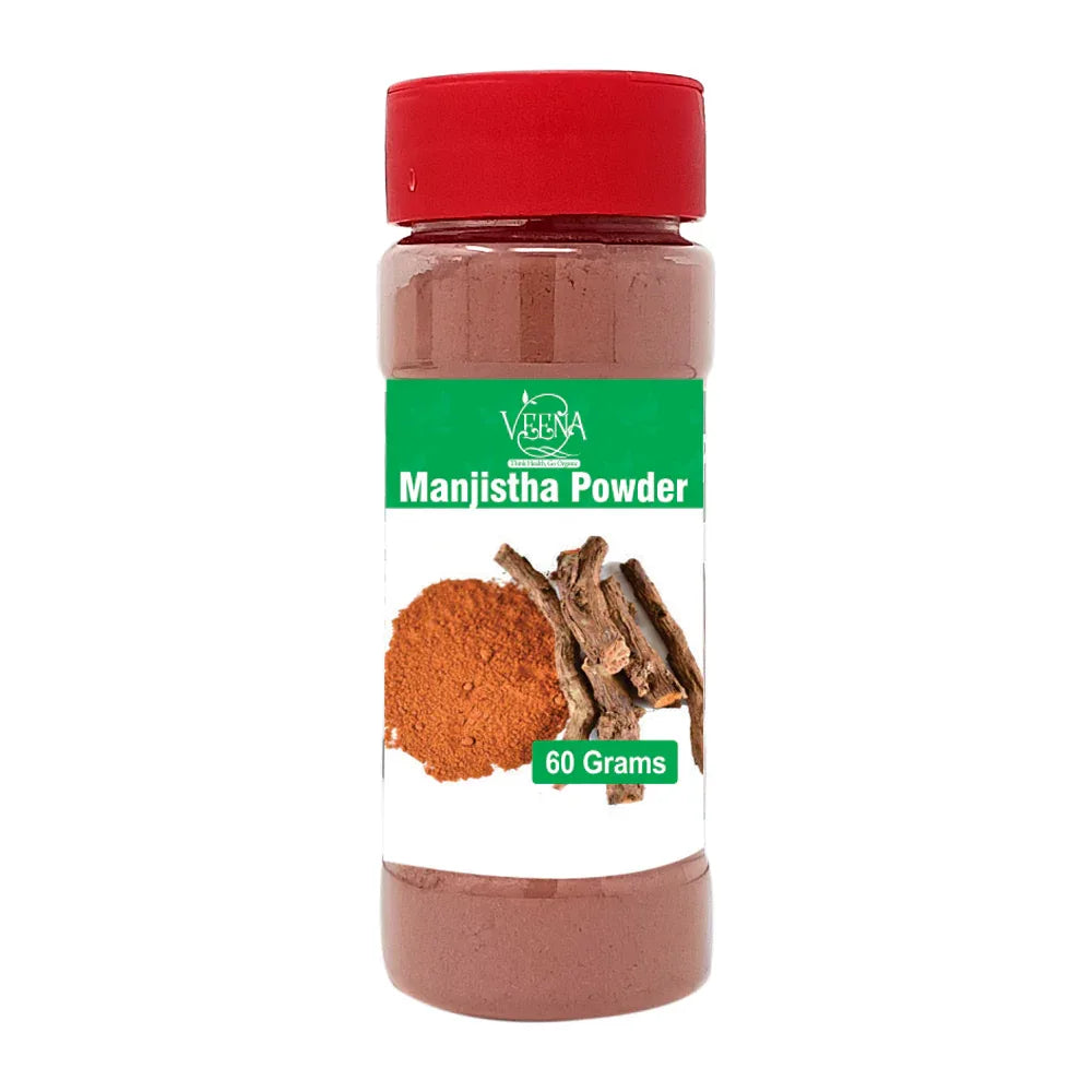 Veena Manjistha Powder - 60g ( Pack of 3) - Orgoshops