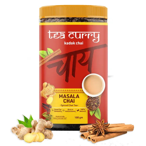 Teacurry Masala Chai – Masala Chai For Immunity, Cold And Body Pain(100 Grams) - Orgoshops