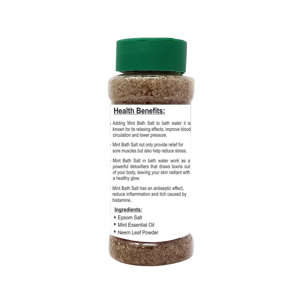 Veena Mint Epsom Bath Salt - 200g - Orgoshops