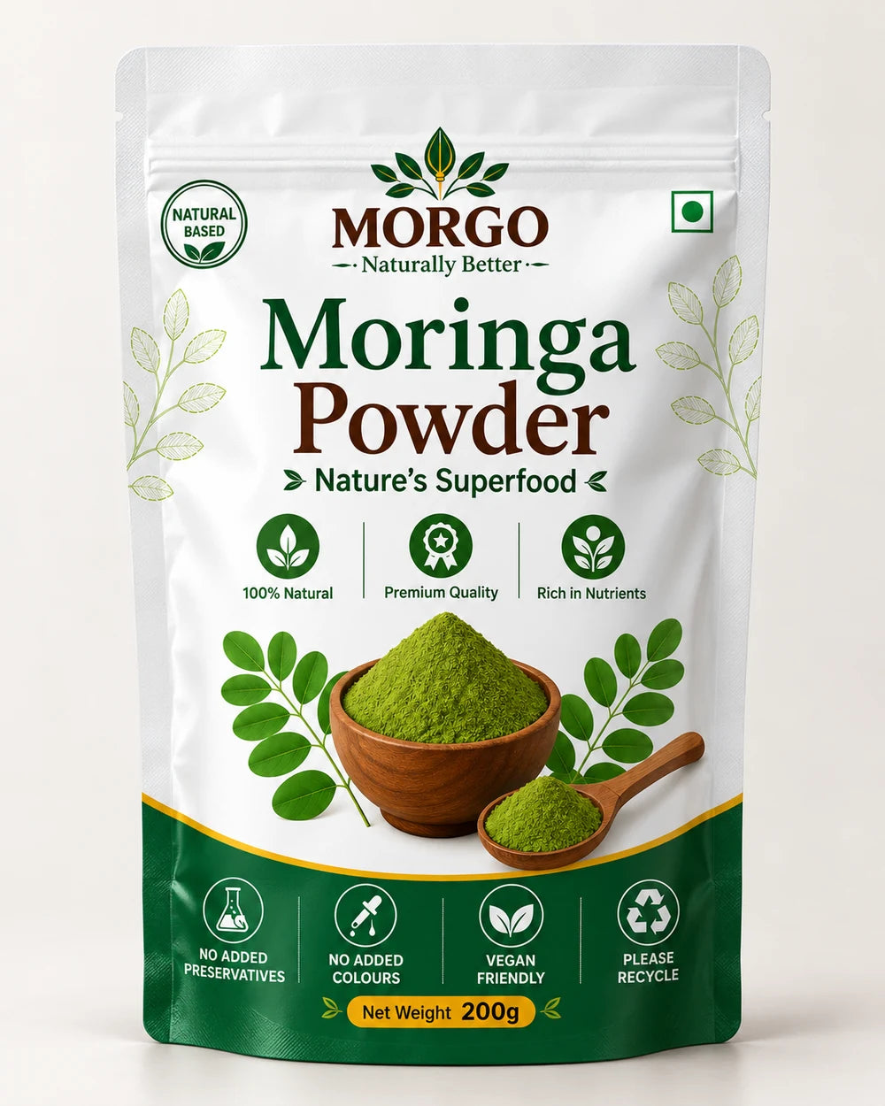MORGO Moringa Powder – 200g