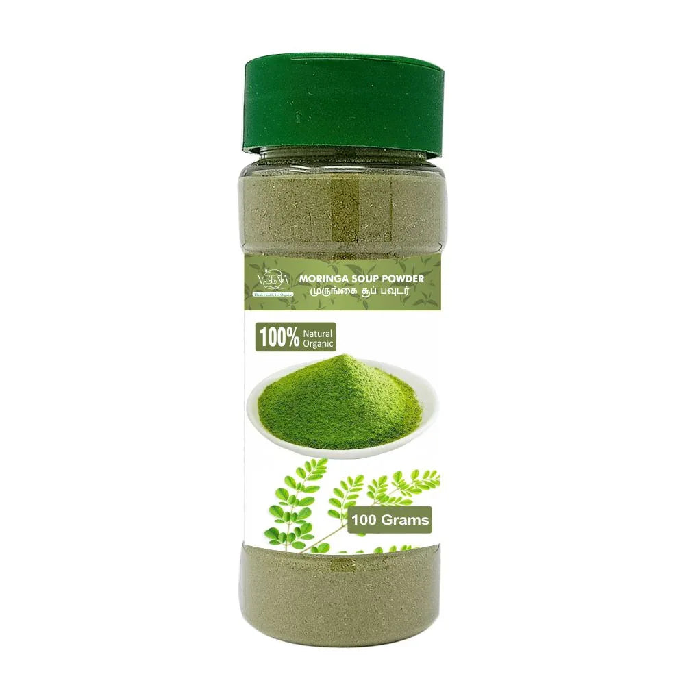 Veena : Products Moringa Soup Powder- 100g ( Pack of 2 ) - Orgoshops