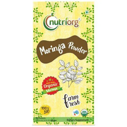 Nutriorg Certified Organic Moringa Powder - 150g - Orgoshops