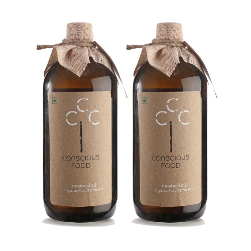 Mustard Oil Organic Cold Pressed Oil - 500ml