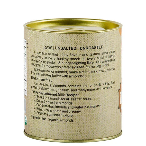 Praakritik Organic Almonds California-200g - Orgoshops