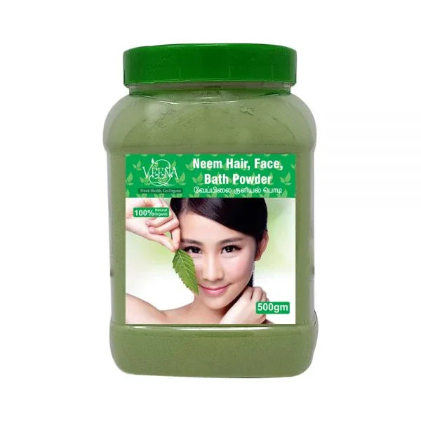 Veena Neem Bath Powder - 250g ( Pack of 2 ) - Orgoshops