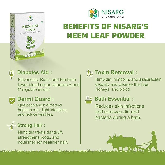 Nisarg Organic Neem Leaf Powder