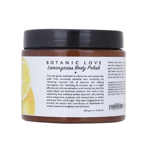 Botanic Love Lemongrass Body Polish Scrub - 300g