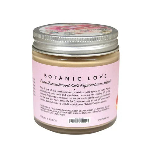 Botanic Love Pure Sandalwood Anti Pigmentation Mask - 130g - Orgoshops