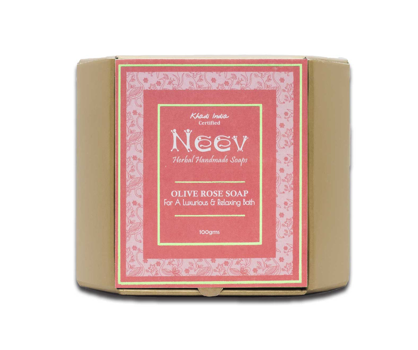 Olive Rose Handmade Soap - 100g ( Set Of 3 )