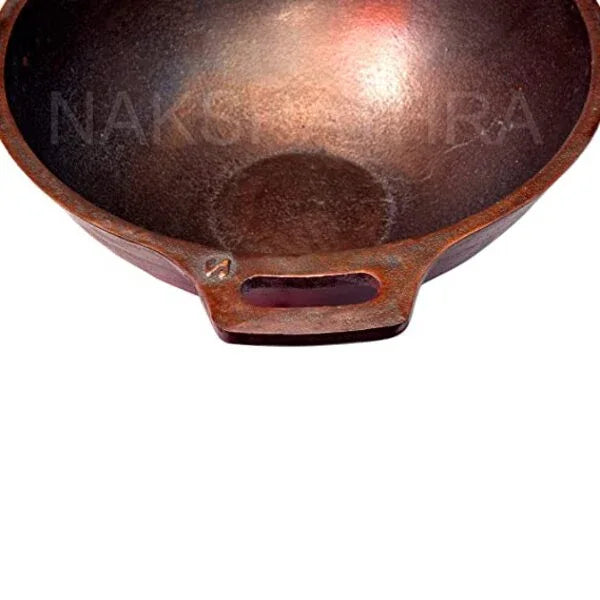 Naksha Pure Cast Iron Kadai / Kdai / Frypan - Orgoshops