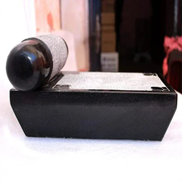 MYNAKSHA Pure Granite Ammikallu Hand Grinder Mortar & Pestle - Orgoshops