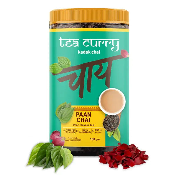 Teacurry Paan Chai /Paan Tea For Immunity, Slimming And Digestion-100g - Orgoshops