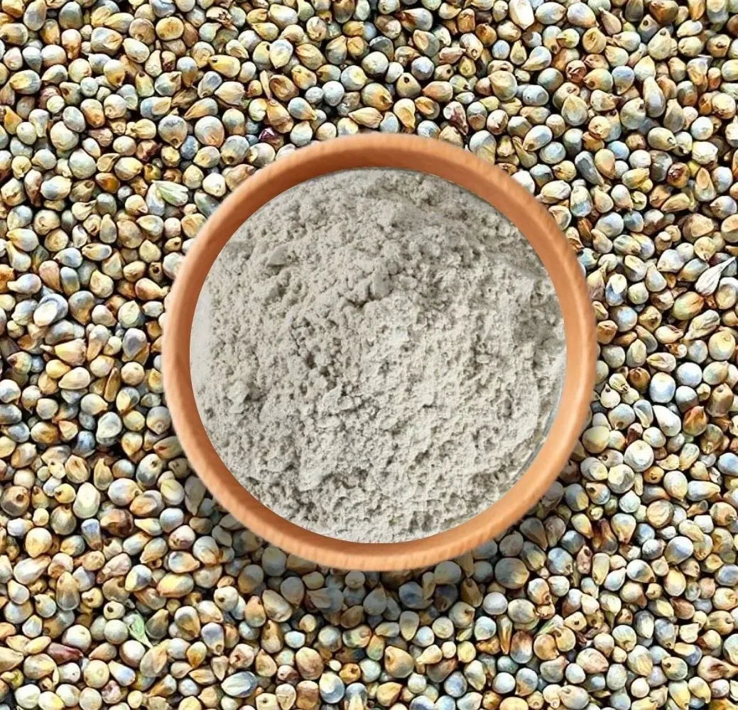 Intake Pearl Millet Atta Flour / Bajra / Kambu / Pearl Millet Flour - 2 kg - Orgoshops