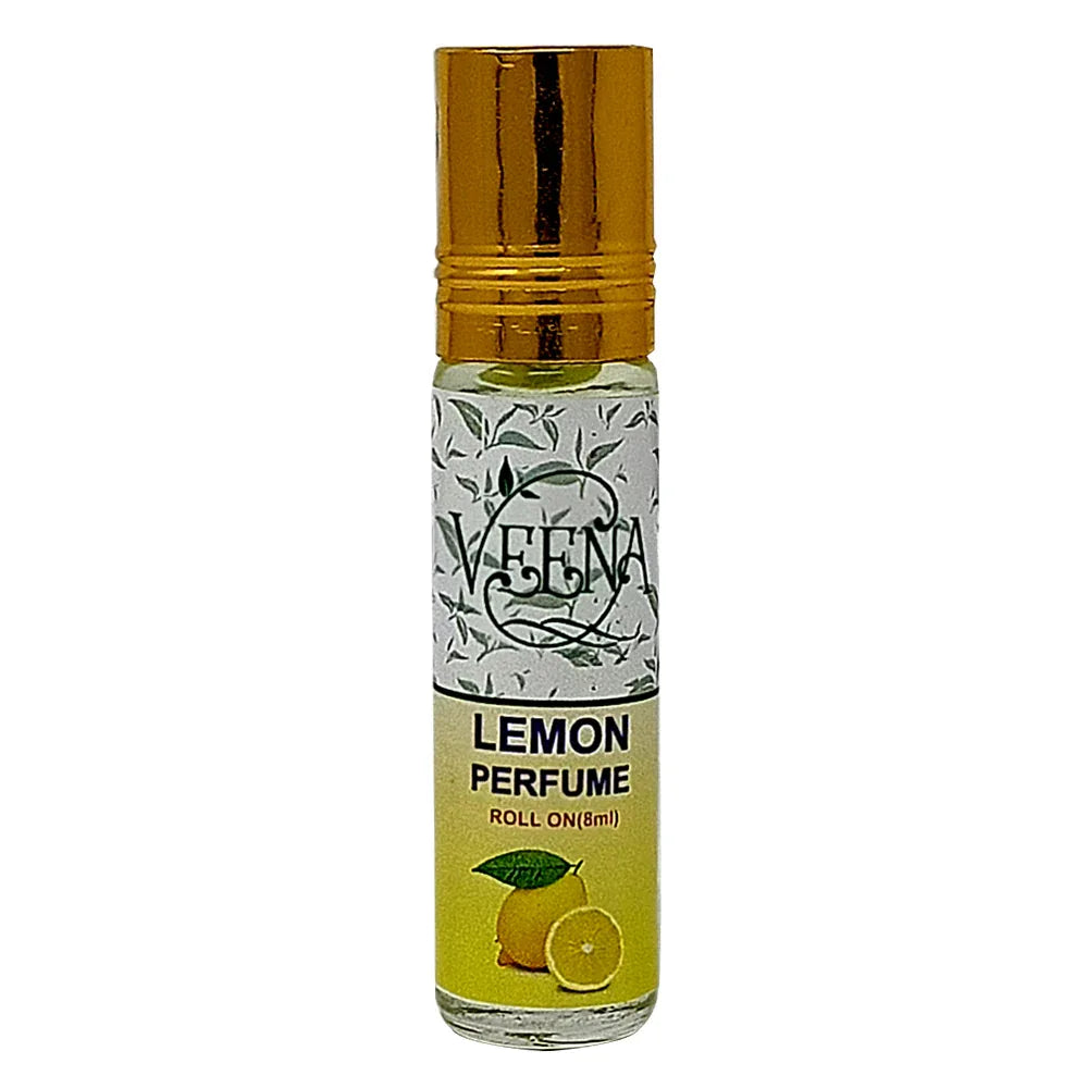 Veena Lemon Perfume Roll On - 10 ml ( Pack of 3 ) - Orgoshops