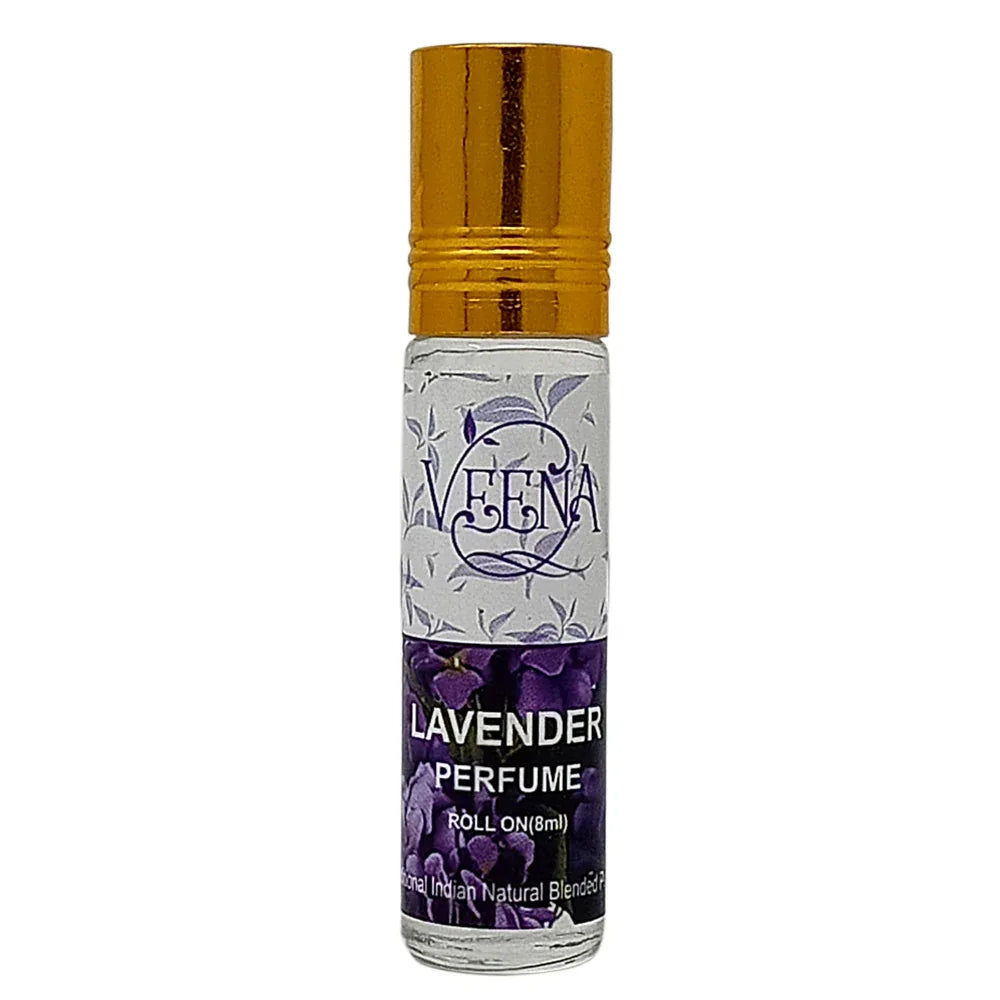 Veena Lavender Perfume Roll On - 10ml ( Pack of 2 ) - Orgoshops