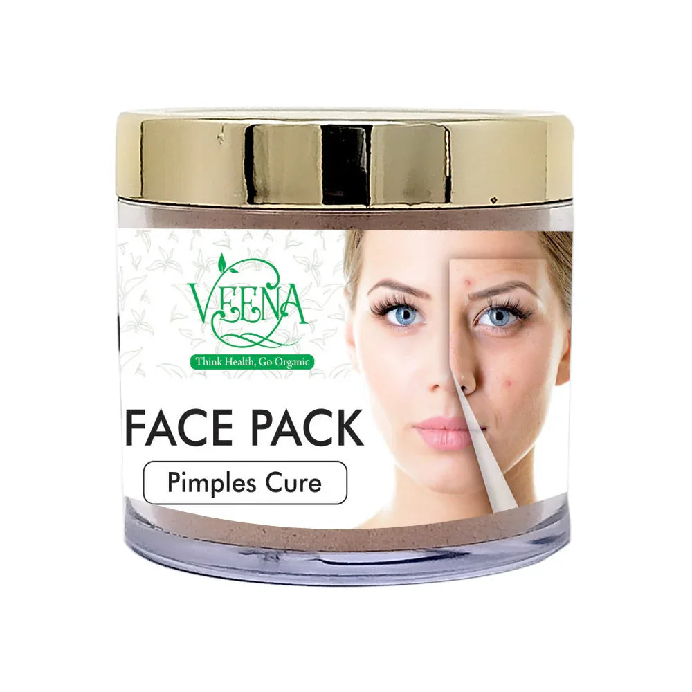 Veena Pimples Cure Face Pack - 50g ( Pack of 2) - Orgoshops