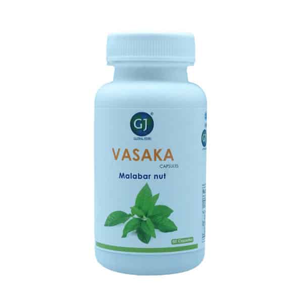 Gj Global Vasaka / Malabar Nut Capsules - 50 Capsules (500mg)