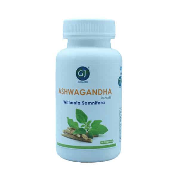 Gj Global Aswagandha Capsules - 50 Capsules - Orgoshops